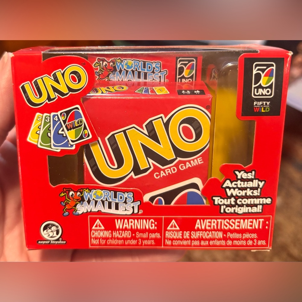 World’s Smallest UNO Card Game